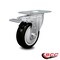 Service Caster 4 Inch Black Polyurethane Wheel Swivel Top Plate Caster with Total Lock Brake SCC-TTL20S414-PPUB-BLK - alternate 4